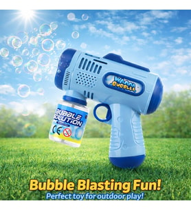 Wanna Bubbles Pilli Köpük Tabancası (Mavi)