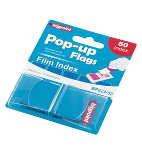 Bigpoint Pop-up Film Index Tekli Mavi x 24 Adet