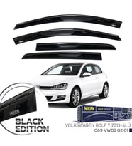 Niken Volkswagen Golf 6 Cam Rüzgarlığı Siyah Kromlu 4'lü 2009-2013 Arası Uyumlu
