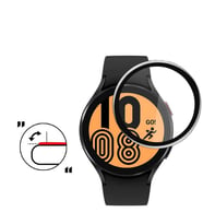 Galaxy Watch 4 44mm PPMA Pet Saat Ekran Koruyucu (Siyah)