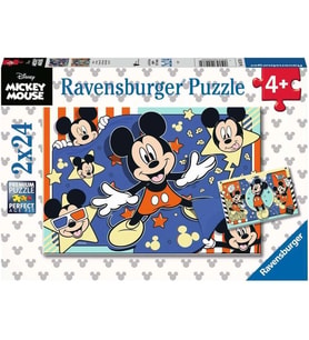 Ravensburger Disney Mickey Mouse Film Puzzle  2x24 Parça