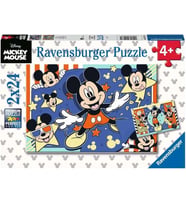 Ravensburger Disney Mickey Mouse Film Puzzle  2x24 Parça (Karışık)