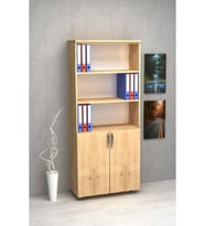 Dosya Dolabı Yarım Kapak 80x35x185 Cm (meşe)