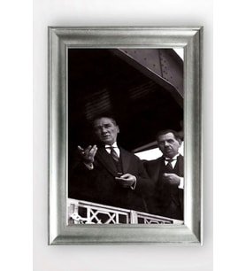 Gümüş Çerçeveli Atatürk Tablo a685