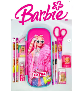 Barbie Lisanslı Eva Kalemlik ve Mega Okul Seti