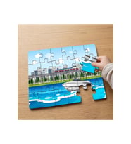 Sürat Teknesi Tasarımlı 24 Parça Ahşap Çocuk Puzzle MPK0977
