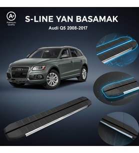 Audi Q5 S-Line Premium Krom Yan Basamak   2008-2017