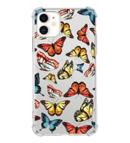 PrintiFy Apple iPhone 11 Uyumlu Water Color 2 Baskılı Şeffaf Köşe Korumalı Antişok Kılıf