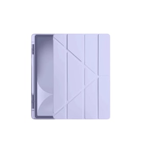 Apple İpad Pro 11 (2024) Kılıf Kalemlikli Hugo Tablet Kılıfı - Lila
