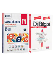 Krallar Karması TYT Sosyal Bilimler Branş Denemesi ve AKM Dil Bilgisi Soru Bankası Seti 2 Kitap