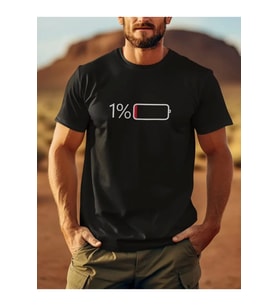 Baskılı Oversize Bisiklet Yaka T-shirt - Siyah