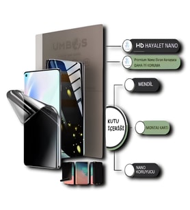 Xiaomi Mİ NOTE10 LİTE NANO Ekran Koruyucu ULTRA İnce Esnek - Hd Şeffaf Hayalet - Umbos