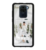 Xiaomi Redmi Note 9 Uyumlu Notlu Polaroid Çerçeve Tasarımlı Glossy Telefon Kılıfı