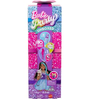 Barbie Parti Paketi Bebek Ve Aksesuarlar, Muhteşem Parti Serisi, Renk Değişimi Dahil 10 Sürpriz, Mor (Çok Renkli)