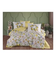 Çift Kişilik Poplin Nevresim Lemonty Sarı