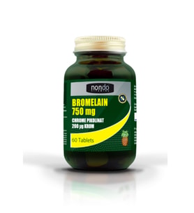 Nondo Bromelain 750mg & Krom Pikolinat 60 Tablet