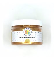 METALİK SEDEFLİ PİGMENT TOZ BOYA ALTIN SARISI RENK 50 GR
