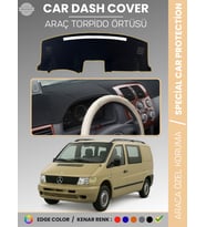 MERCEDES VITO W638 (1996-2003) Torpido Örtüsü Premium Kalite Torpido Koruma Özel Kesim UV Koruma