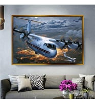 Altın Çerçeveli dekoratif tablo a612 (Gold)
