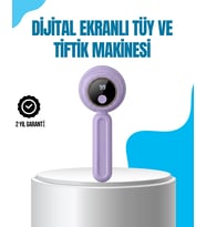 Şarjlı Tiftik Temizleme Makinesi Kablosuz Pratik Kullanım