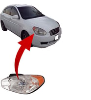 HYUNDAİ ACCENT ERA SAĞ ÖN FAR SARI SİNYALLİ 2006--2009