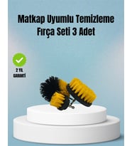 Matkap Uyumlu Temizlik Fırçası – Kablolu ve Akülü Matkaplarla Kullanılabilir