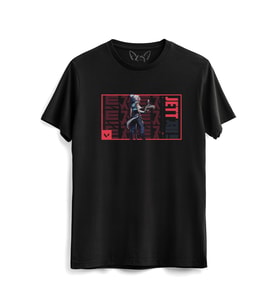 Valorant Baskılı Çocuk Siyah Tshirt