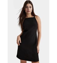 Düz Kesim Kolsuz Mini Elbise 88cm Polyester Elastan Dokuma Trend Tasarım Özenle Seçilmiş