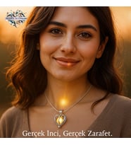 İstiridye İçinde Gerçek İnci Kolye