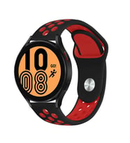 Samsung Gear S3 22mm Uyumlu Kordon Silikon Esnek Yumuşak Delikli Spor KRD-02 Kayış