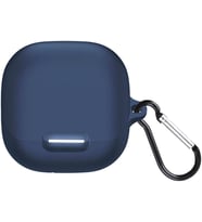 ANKER Soundcore Liberty 4 NC ile Uyumlu Kılıf Silikon Koruyucu Yumuşak Silikon Darbeye Dayanıklı Koruyucu Yüksek Kaliteli Kılıf Liberty 4 NC için Kancalı koruma (Lacivert)