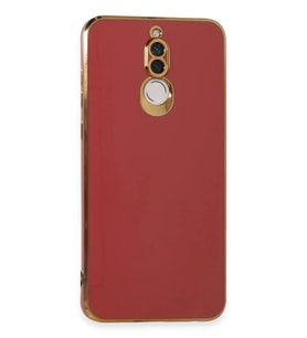 Newface Huawei Mate 10 Lite Kılıf Volet Silikon - Kırmızı