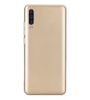 Zore Galaxy A50 ile Uyumlu Premier Silikon Kılıf Gold
