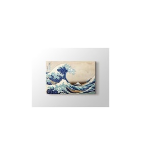 Ando Hiroshige - The Great Wave Premium Kanvas Tablo