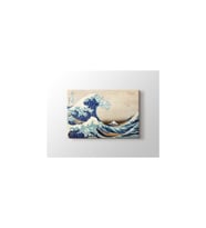 Ando Hiroshige - The Great Wave Premium Kanvas Tablo
