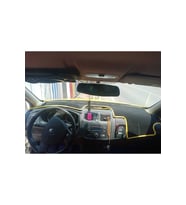2012-2020 Modellerine Uygun Renault Symbol / Dacia Logan Torpido Koruma Halıı Siyah Kenar Renk Sarı