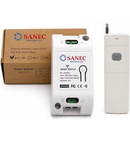 Akıllı WiFi + RF 433MHz Tek Kanallı 10A Röle Modülü - AC 100-240V Uzun Menzil RF Kumandalı Set (Tuya, Alexa, Google Asistan Destekli)