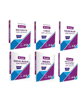 Karekök 5.Sınıf Soru Bankası Seti 6 Kitap