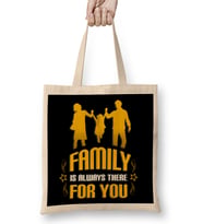 Cute Family Is Always There For You Supportive Bez Çanta Uzun Saplı