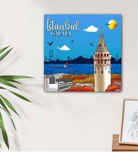 İstanbul Tasarımlı Mdf Duvar Tablosu