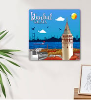 İstanbul Tasarımlı Mdf Duvar Tablosu