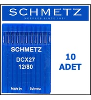 FDM Schmetz Dcx27 Suk Overlok Makinesi İğnesi 12/80 Numara