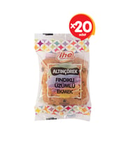 İHE ALTIN ÇÖREK / FINDIKLI ÜZÜMLÜ EKMEK 50 g (20 Adet)
