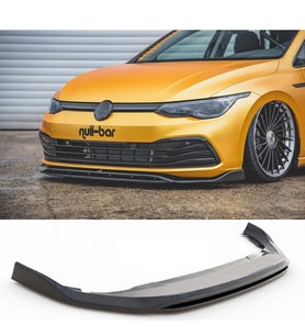 Volkswagen Golf 8 Ön Lip 2 Parça Siyah Plastik Ön Ek Karlık karlık+bodykit+ek
