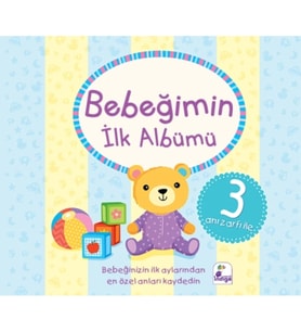 Bebeğimin İlk Albümü – (3 Anı Zarfı İle) (Ciltli)