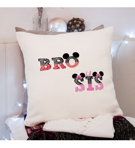 Kardeş ( BRO - SİS ) Tasarımlı Yastık