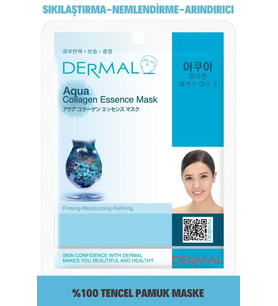 DERMAL Sıkılaştırıcı, Nemlendirici, Arındırıcı Aqua Kolajen Maske 23 gr