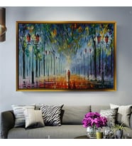 Altın Çerçeveli dekoratif tablo l935 (Gold)