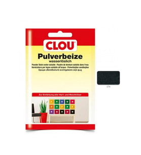 Suda Çözülen Oksit Toz Ahşap BoyasıCLOU Oksit Toz Boya Nr:174 Siyah 12gr