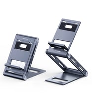Dux Ducis Z-Shape Alüminyum Alaşımlı Katlanır Telefon Standı-(5775) - 1OL7778-8793
